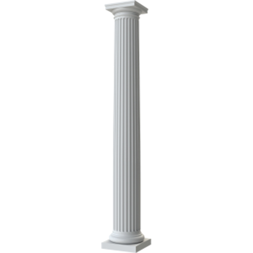 CAD Drawings Royal Corinthian RoyalCast ™ Composite Fiberglass Round Tapered Fluted Column